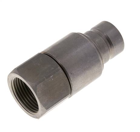 Stahl DN 19 Flachstecker für Hydraulik G 1 Zoll Innengewinde ISO 16028 CEJN D 30mm
