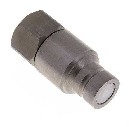 Stahl DN 19 Flachstecker für Hydraulik G 1 Zoll Innengewinde ISO 16028 CEJN D 30mm