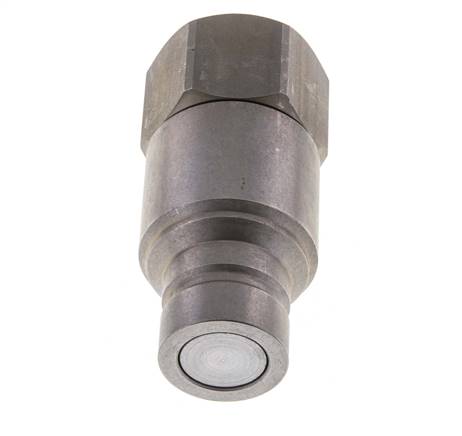 Stahl DN 19 Flachstecker für Hydraulik G 1 Zoll Innengewinde ISO 16028 CEJN D 30mm