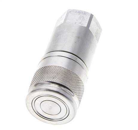 Edelstahl DN 10 Flachsteckhülse G 3/8 Zoll Innengewinde ISO 16028 D 19,7mm