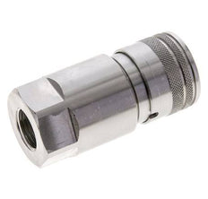 Edelstahl DN 12 Flachsteckhülse G 1/2 Zoll Innengewinde ISO 16028 D 24,5 mm