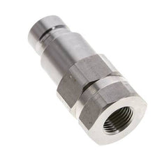 Stainless Steel DN 12 Flat Face Hydraulic Plug G 1/2 inch Female Threads ISO 16028 D 24.5mm
