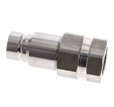 Stainless Steel DN 12 Flat Face Hydraulic Plug G 3/4 inch Female Threads ISO 16028 D 24.5mm