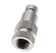 Stainless Steel DN 12 Flat Face Hydraulic Plug G 3/4 inch Female Threads ISO 16028 D 24.5mm