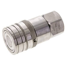 Edelstahl DN 12 Flachsteckhülse G 1/2 Zoll Innengewinde ISO 16028 CEJN D 24,5mm