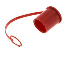 48 mm Kunststoff-Staubschutzkappe für Kupplungsdose mit Kette [2 Stück]