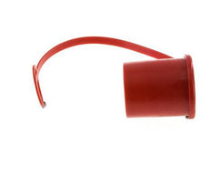 48 mm Kunststoff-Staubschutzkappe für Kupplungsdose mit Kette [2 Stück]