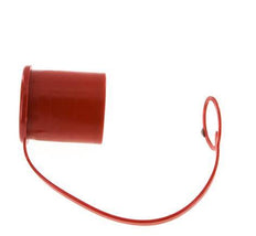 48 mm Kunststoff-Staubschutzkappe für Kupplungsdose mit Kette [2 Stück]