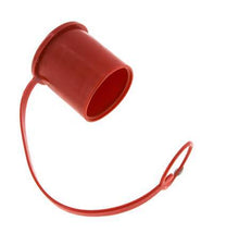 48 mm Kunststoff-Staubschutzkappe für Kupplungsdose mit Kette [2 Stück]