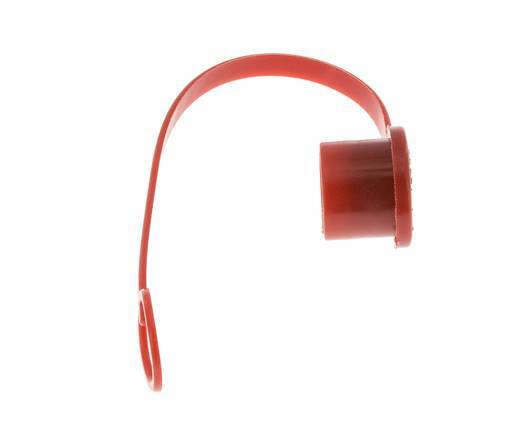 16,2 mm Kunststoff-Staubschutzkappe für Kupplungsstecker mit Kette [2 Stück]