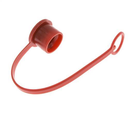 16,2 mm Kunststoff-Staubschutzkappe für Kupplungsstecker mit Kette [2 Stück]