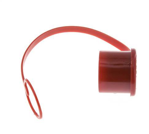 30 mm Kunststoff-Staubschutzkappe für Kupplungsstecker mit Kette [2 Stück]