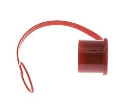 30 mm Kunststoff-Staubschutzkappe für Kupplungsstecker mit Kette [2 Stück]