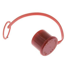30 mm Kunststoff-Staubschutzkappe für Kupplungsstecker mit Kette [2 Stück]