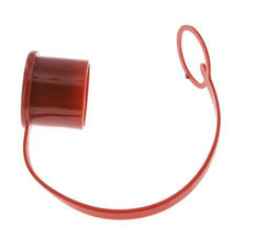 30 mm Kunststoff-Staubschutzkappe für Kupplungsstecker mit Kette [2 Stück]