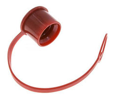 30 mm Kunststoff-Staubschutzkappe für Kupplungsstecker mit Kette [2 Stück]