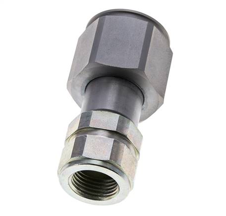 Stahl DN 8.7 Flachdichtung Hydraulikstecker G 1/2 Zoll Innengewinde ISO 16028 D M30 x 2