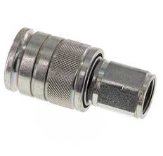 Stahl DN 10 Hydraulikkupplung Muffe M18x1,5 Innengewinde ISO 7241-1 A D 17,3mm