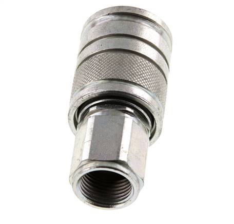 Stahl DN 10 Hydraulikkupplung Muffe M18x1,5 Innengewinde ISO 7241-1 A D 17,3mm