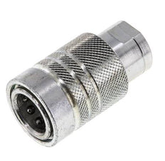 Stahl DN 10 Hydraulikkupplung Muffe G 3/8 Zoll Innengewinde ISO 7241-1 A D 16mm