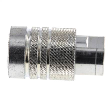 Stahl DN 10 Hydraulikkupplung Muffe G 3/8 Zoll Innengewinde ISO 7241-1 A D 16mm