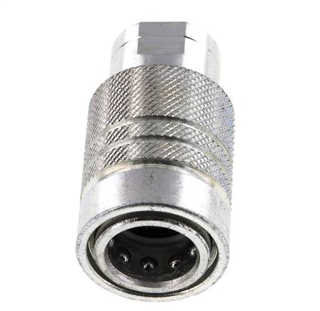 Stahl DN 10 Hydraulikkupplung Muffe G 3/8 Zoll Innengewinde ISO 7241-1 A D 16mm