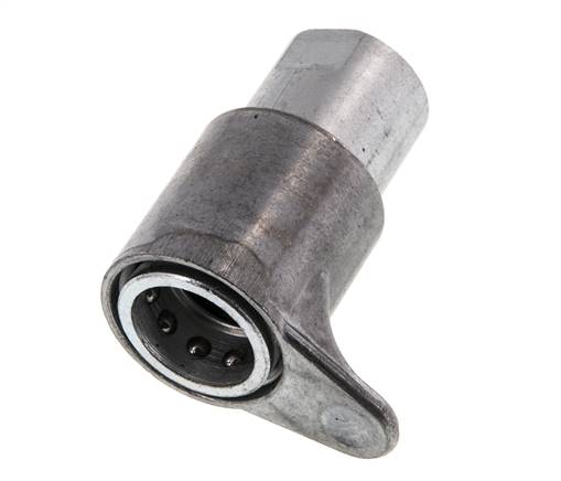 Stahl DN 12,5 Hydraulikkupplung Muffe M22x1,5 Innengewinde ISO 7241-1 A UNIMOG D 20,5mm