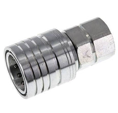 Steel DN 25 Hydraulic Coupling Socket M30x1.5 Female Threads ISO 7241-1 A D 34.3mm