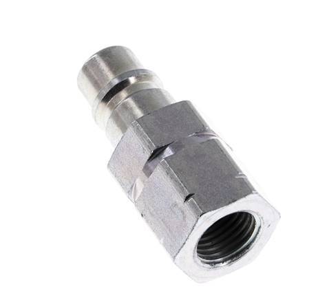 Stahl DN 6.3 Hydraulikkupplung Stecker G 1/4 Zoll Innengewinde ISO 7241-1 A D 12mm