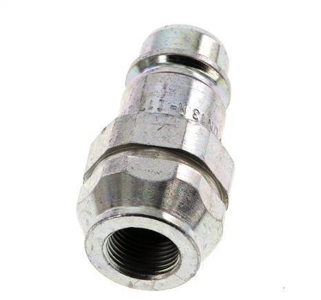 Stahl DN 12,5 Hydraulikkupplung Stecker G 3/8 Zoll Innengewinde ISO 7241-1 A D 20,5mm