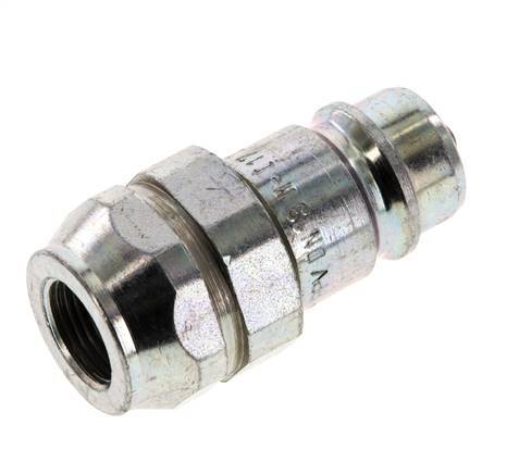 Stahl DN 12,5 Hydraulikkupplung Stecker G 3/8 Zoll Innengewinde ISO 7241-1 A D 20,5mm