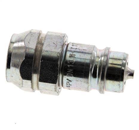 Stahl DN 12,5 Hydraulikkupplung Stecker G 3/8 Zoll Innengewinde ISO 7241-1 A D 20,5mm