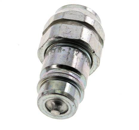 Stahl DN 12,5 Hydraulikkupplung Stecker G 3/8 Zoll Innengewinde ISO 7241-1 A D 20,5mm
