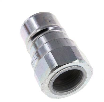 Steel DN 20 Hydraulic Coupling Plug G 3/4 inch Female Threads ISO 7241-1 A D 29.1mm