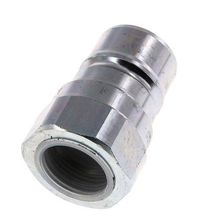 Steel DN 20 Hydraulic Coupling Plug G 3/4 inch Female Threads ISO 7241-1 A D 29.1mm