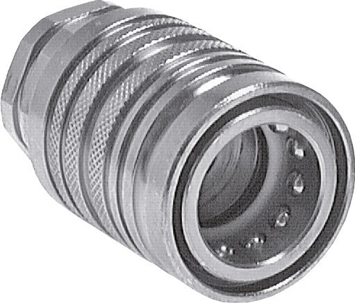 Stahl DN 10 Hydraulikkupplung Muffe 8 mm L Druckring ISO 7241-1 A/8434-1 D 16mm