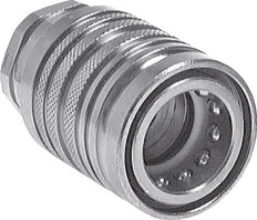 Stahl DN 10 Hydraulikkupplung Muffe 8 mm L Druckring ISO 7241-1 A/8434-1 D 16mm