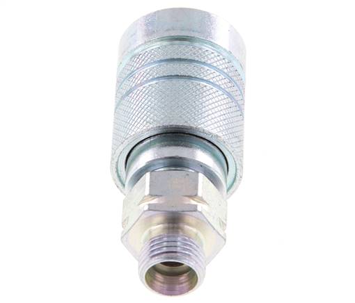 Stahl DN 10 Hydraulikkupplung Muffe 10 mm L Druckring ISO 7241-1 A/8434-1 D 17,3mm