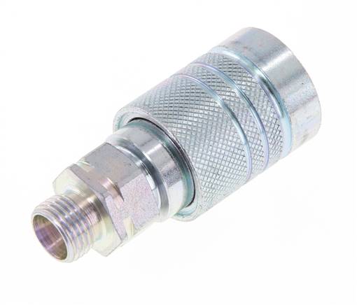Stahl DN 10 Hydraulikkupplung Muffe 12 mm L Druckring ISO 7241-1 A/8434-1 D 17,3mm
