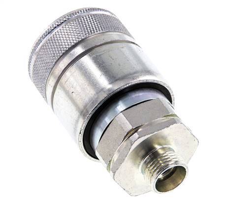 Stahl DN 20 Hydraulikkupplung Muffe 12 mm L Druckring ISO 7241-1 A/8434-1 D 29,1mm