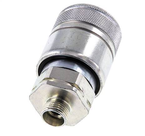 Stahl DN 20 Hydraulikkupplung Muffe 12 mm L Druckring ISO 7241-1 A/8434-1 D 29,1mm