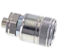 Stahl DN 20 Hydraulikkupplung Muffe 12 mm L Druckring ISO 7241-1 A/8434-1 D 29,1mm