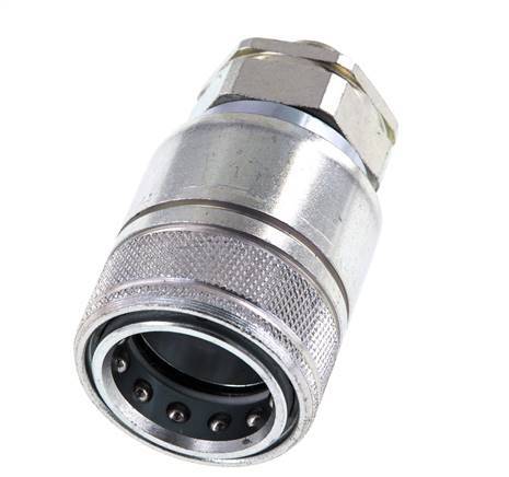 Stahl DN 20 Hydraulikkupplung Muffe 12 mm L Druckring ISO 7241-1 A/8434-1 D 29,1mm