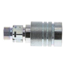 Stahl DN 10 Hydraulikkupplung Muffe 10 mm S Druckring ISO 7241-1 A/8434-1 D 17,3mm