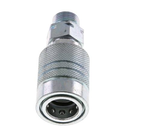 Stahl DN 10 Hydraulikkupplung Muffe 10 mm S Druckring ISO 7241-1 A/8434-1 D 17,3mm