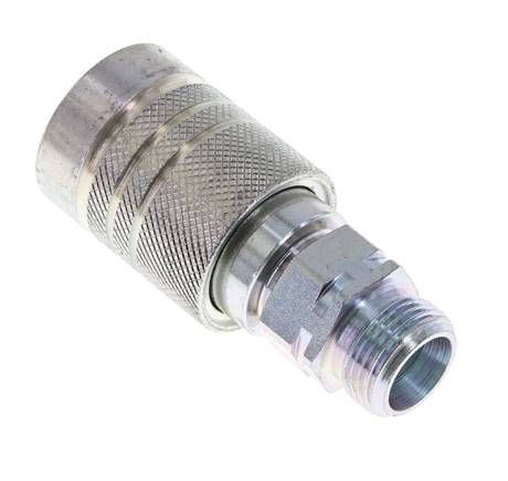 Stahl DN 10 Hydraulikkupplung Muffe 12 mm S Druckring ISO 7241-1 A/8434-1 D 17,3mm