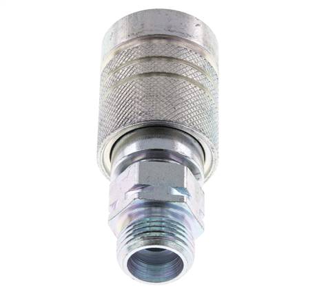 Stahl DN 10 Hydraulikkupplung Muffe 12 mm S Druckring ISO 7241-1 A/8434-1 D 17,3mm