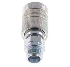 Stahl DN 10 Hydraulikkupplung Muffe 12 mm S Druckring ISO 7241-1 A/8434-1 D 17,3mm