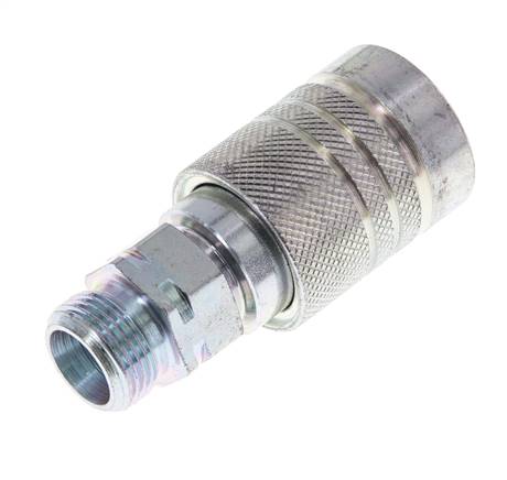 Stahl DN 10 Hydraulikkupplung Muffe 12 mm S Druckring ISO 7241-1 A/8434-1 D 17,3mm