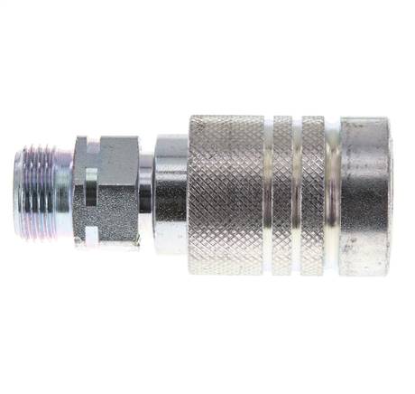 Stahl DN 10 Hydraulikkupplung Muffe 12 mm S Druckring ISO 7241-1 A/8434-1 D 17,3mm